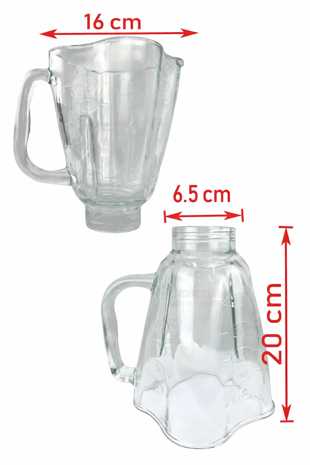 Vaso De Vidrio Para Licuadora Oster Cube