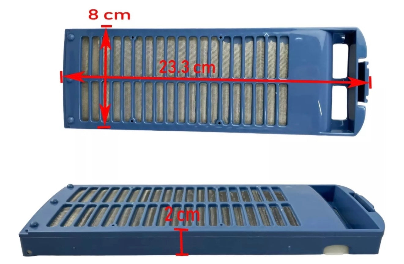 Filtro atrapa pelusa para lavadora Samsung 23cmX8cm
