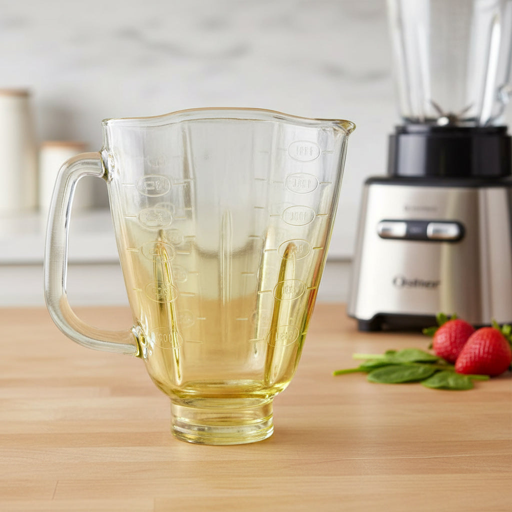 Vaso De Vidrio Para Licuadora Oster Cube Amarillo