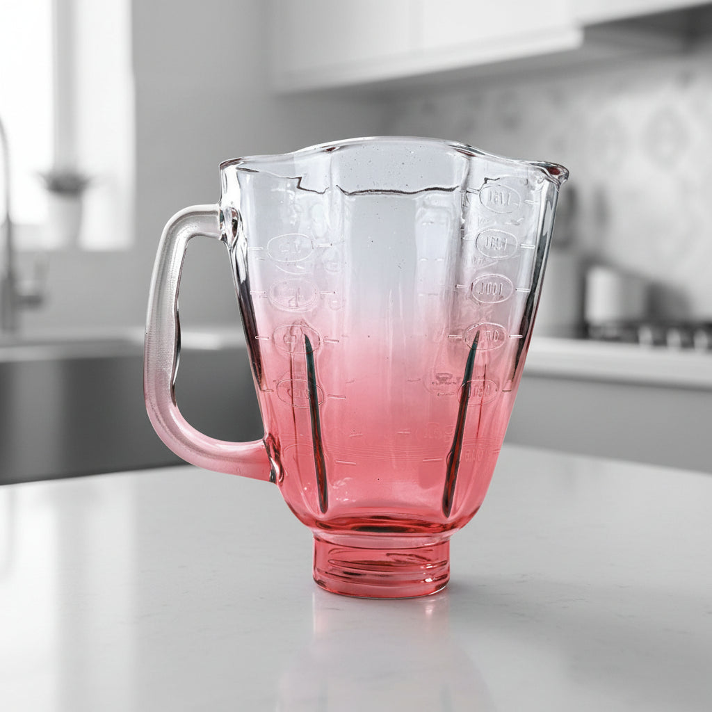 Vaso De Vidrio Para Licuadora Oster Cube Rojo