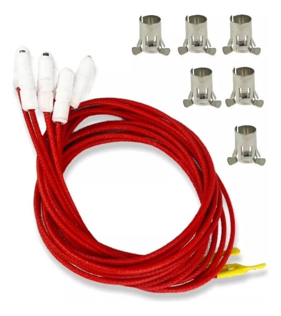 Kit Bujías Con Candados Para Estufa Acros Whirpool 6 Pz