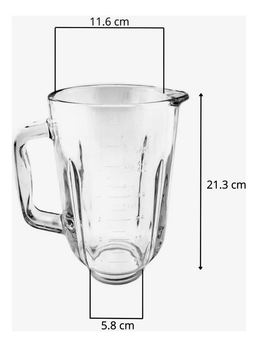 Vaso De Vidrio Para Para Licuadora Black And Decker
