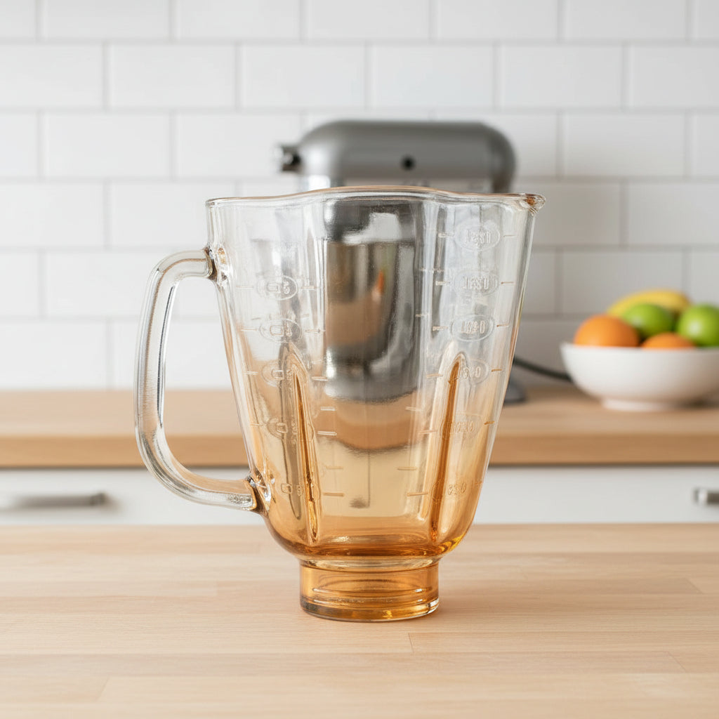 Vaso De Vidrio Para Licuadora Oster Cube Naranja
