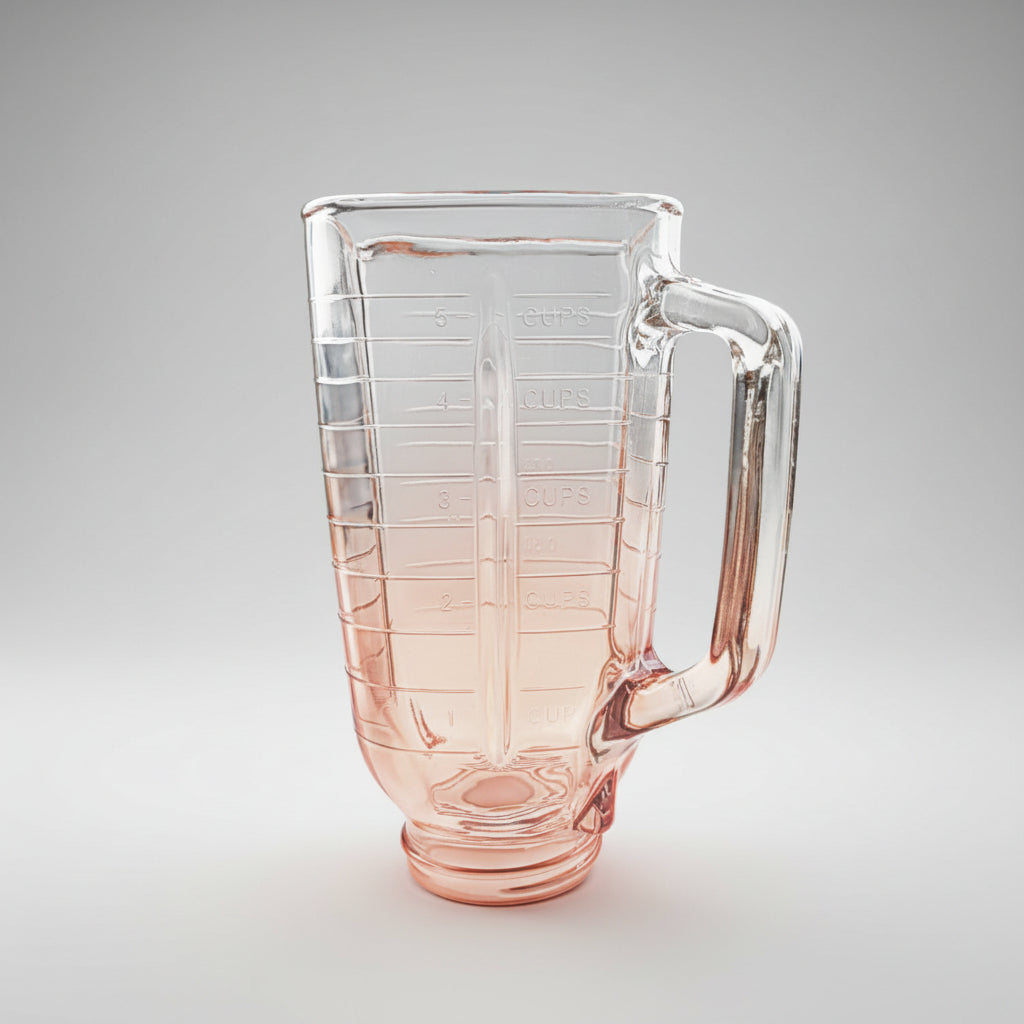 Vaso De Vidrio Para Licuadora Oster Clásica Cuadrado Naranja