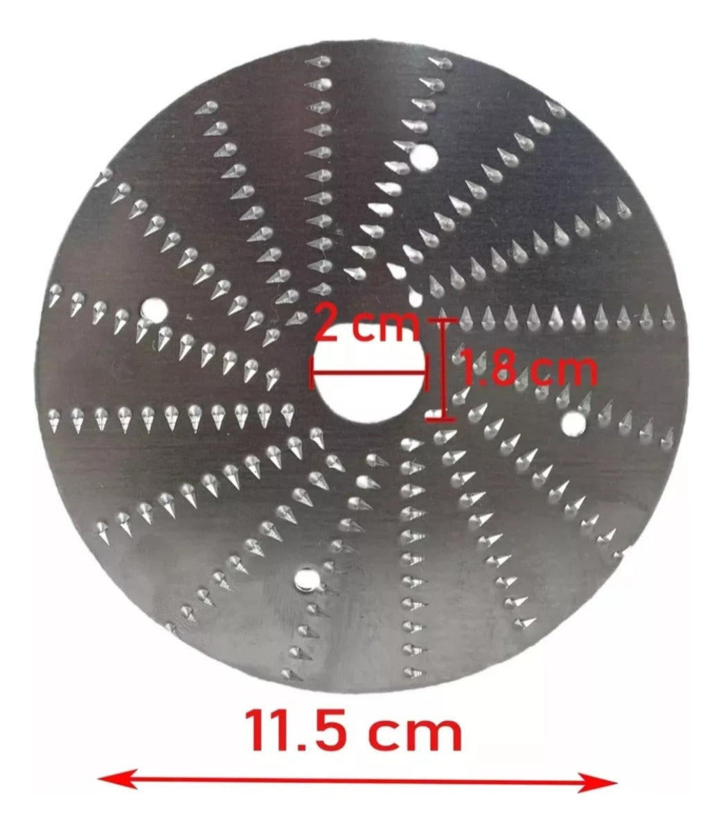 Disco Rallador Para Extractor Turmix Entrada Chica