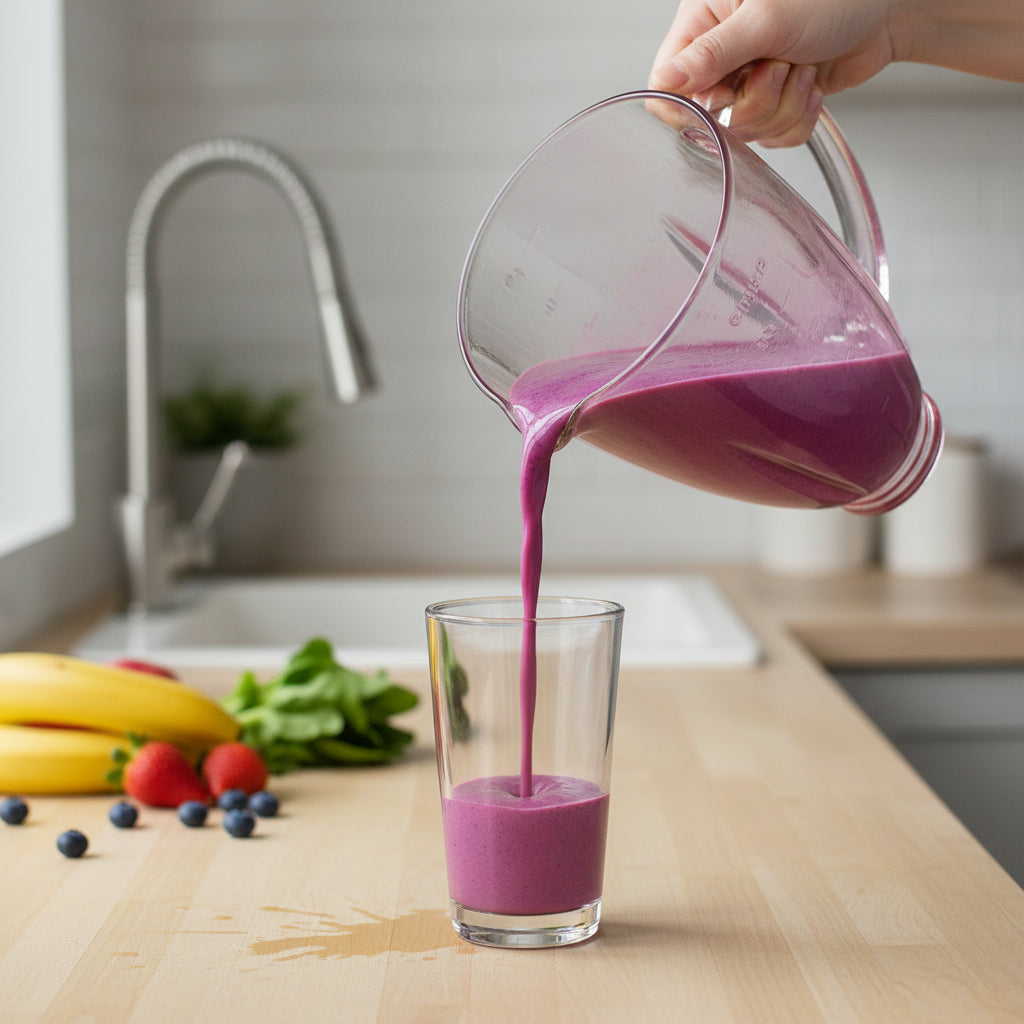 Vaso De Vidrio Para Licuadora Oster Contemporáneo Rojo