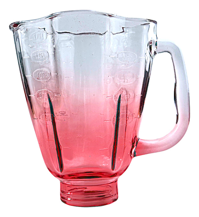 Vaso De Vidrio Para Licuadora Oster Cube Rojo
