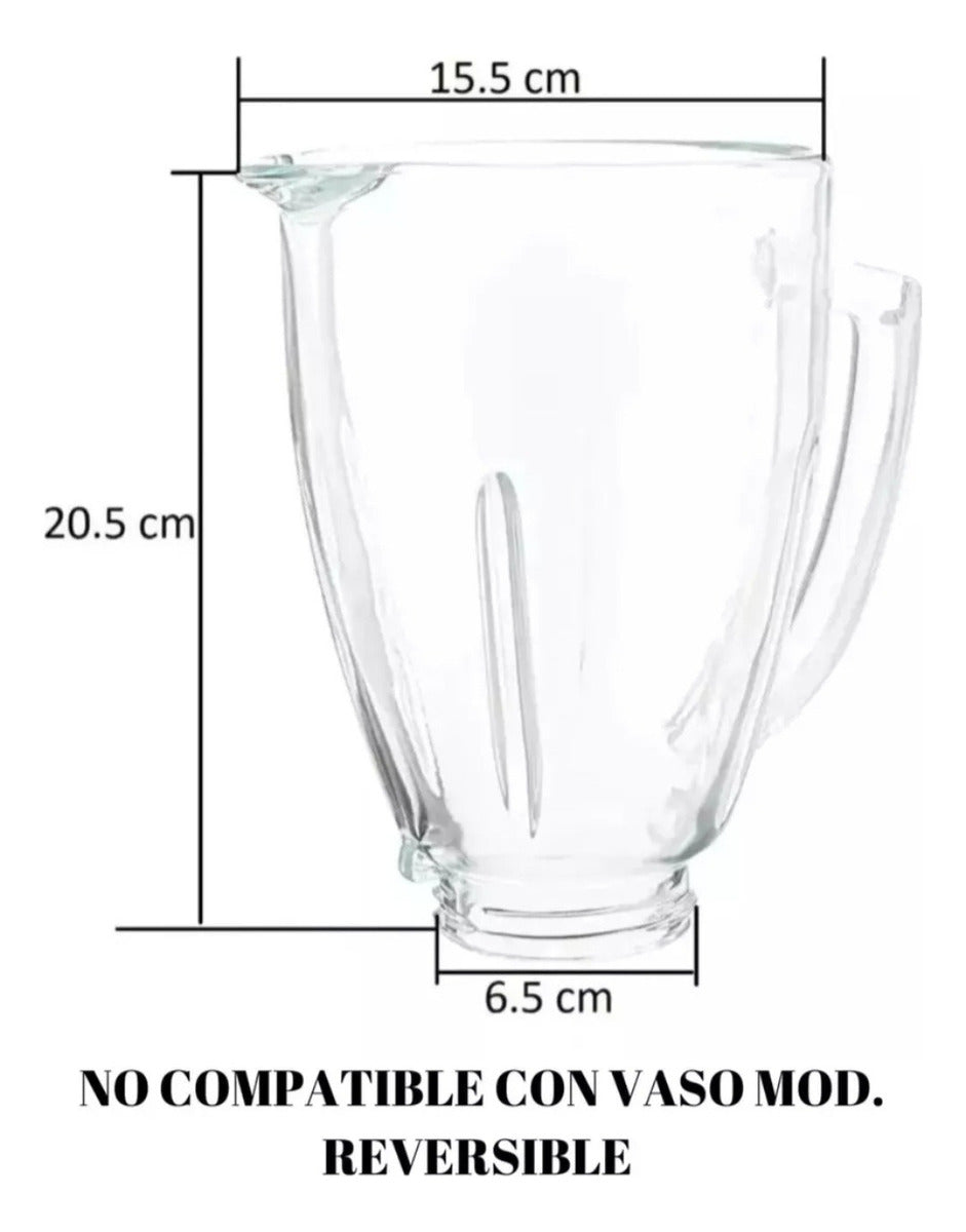 Vaso Compatible Con Licuadora Oster Modelo Contemporáneo