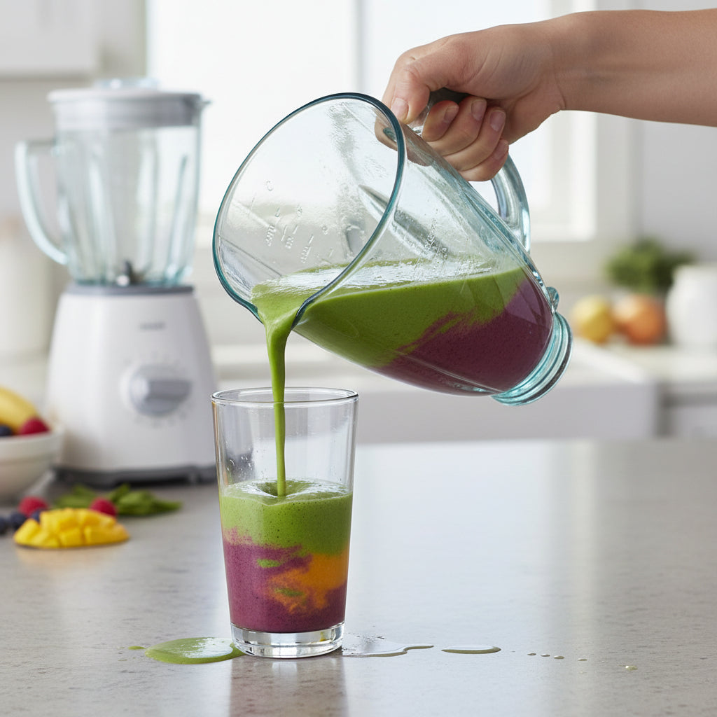 Vaso De Vidrio Para Licuadora Oster Contemporáneo Azul