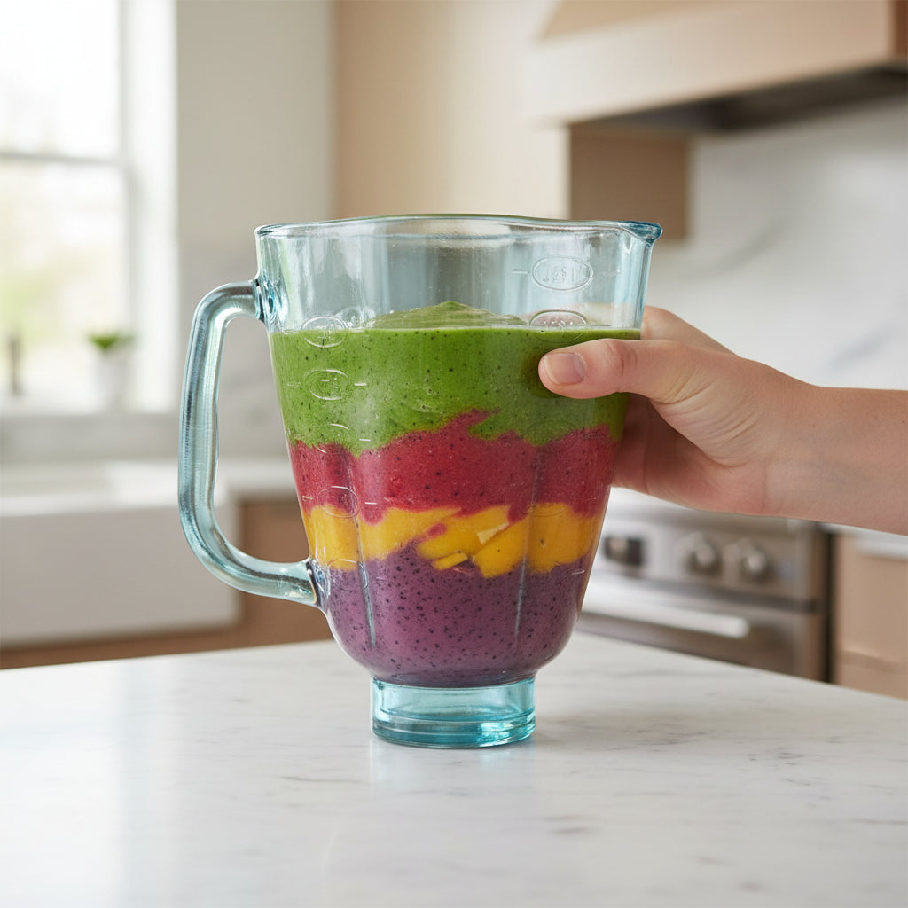 Vaso De Vidrio Para Licuadora Oster Cube Cían