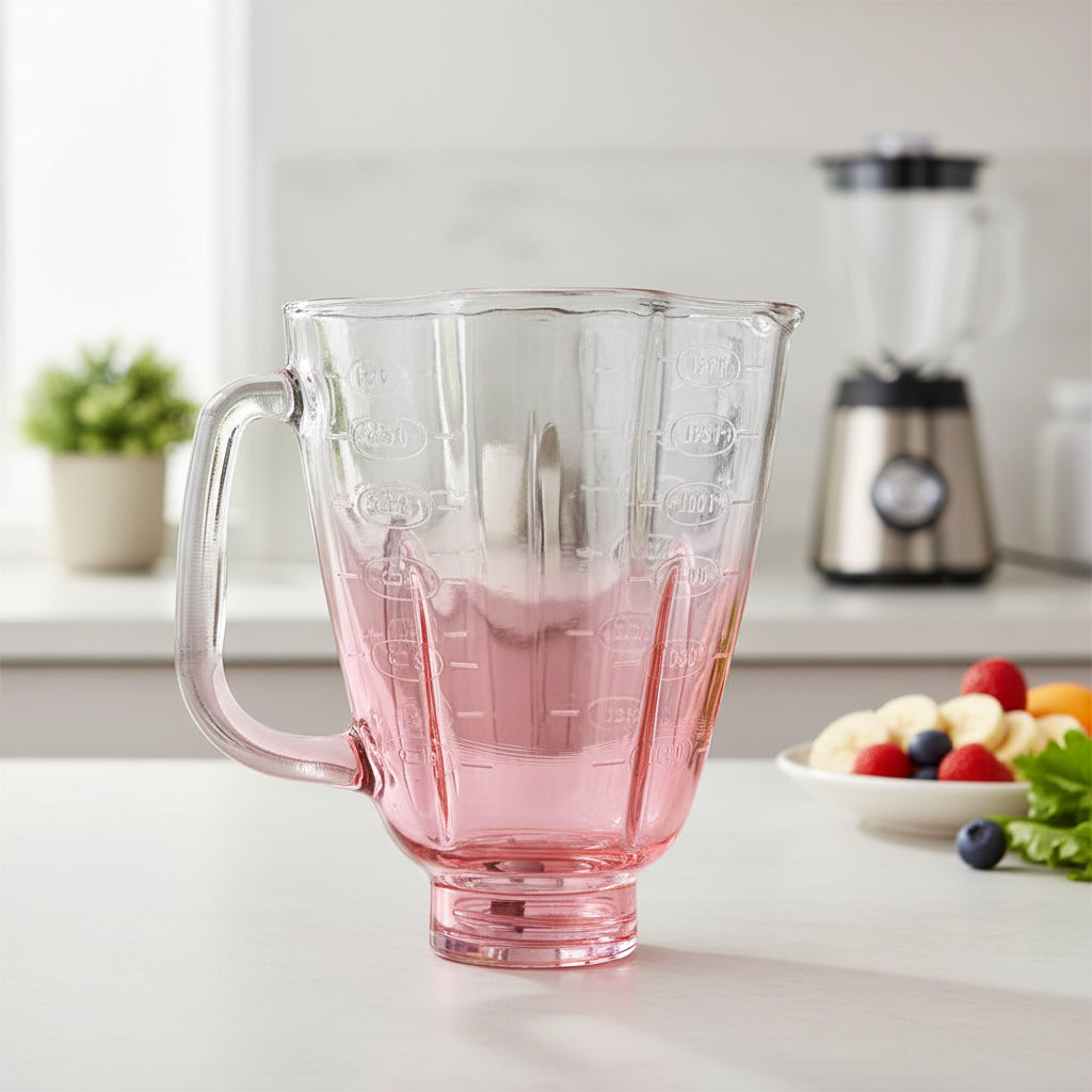 Vaso De Vidrio Para Licuadora Oster Cube Rojo