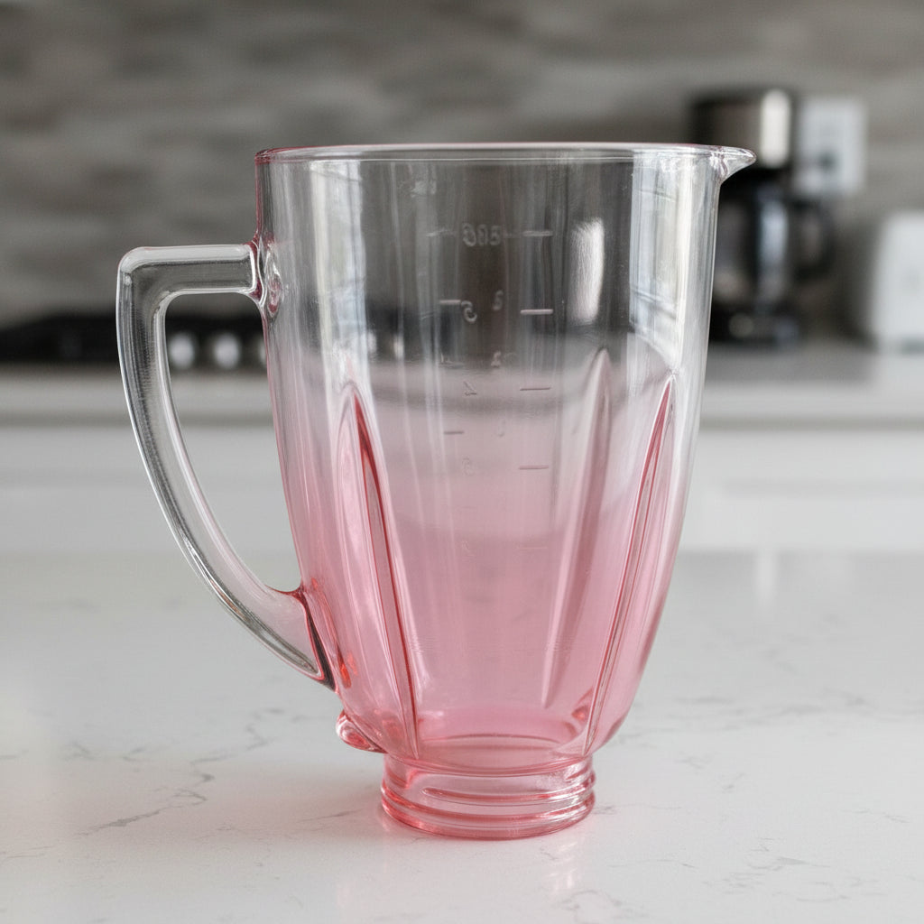 Vaso De Vidrio Para Licuadora Oster Contemporáneo Rojo