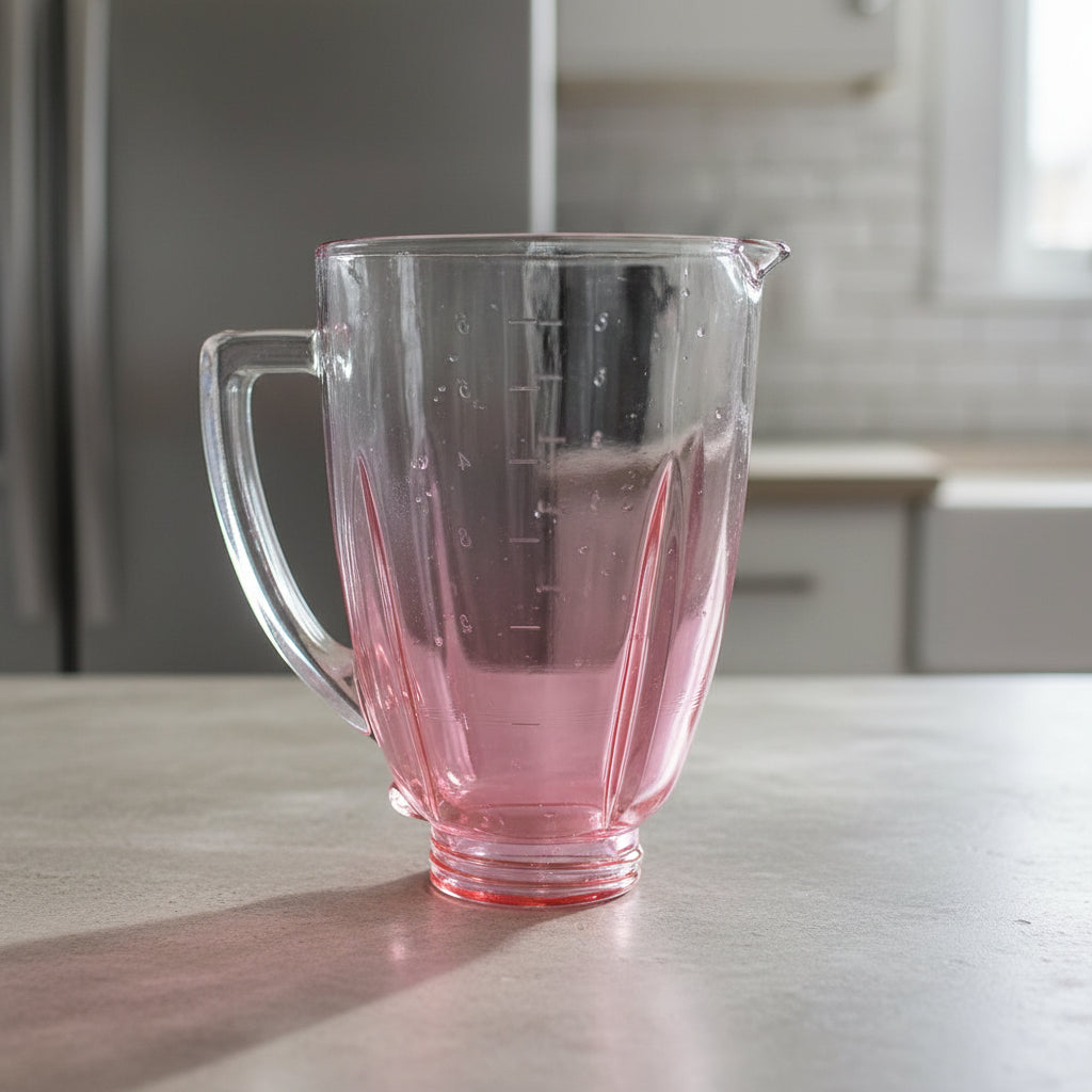 Vaso De Vidrio Para Licuadora Oster Contemporáneo Rojo