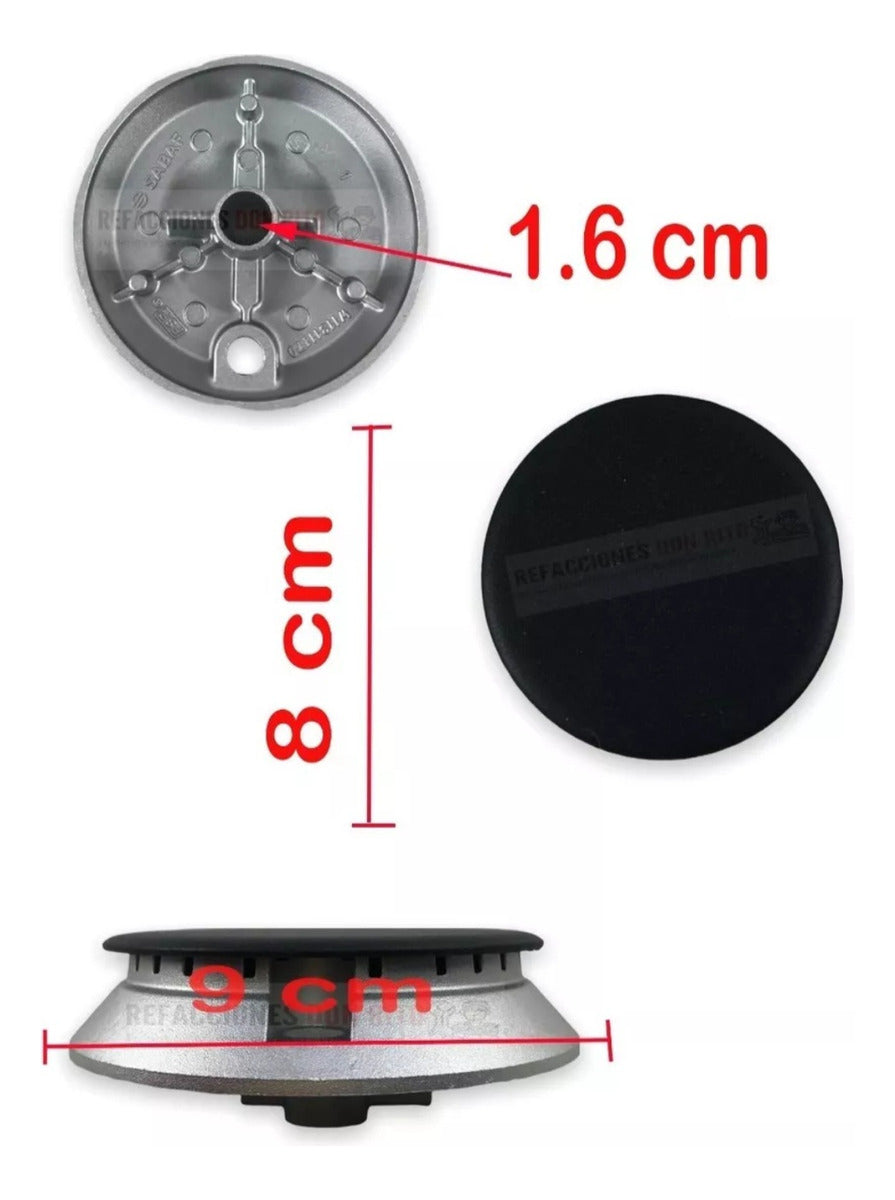 Quemador Para Estufa Chico Completo Acros Whirpool Defendi