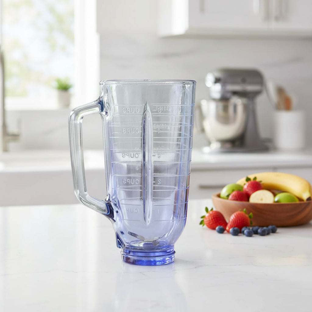 Vaso De Vidrio Para Licuadora Oster Clásica Cuadrado Morado