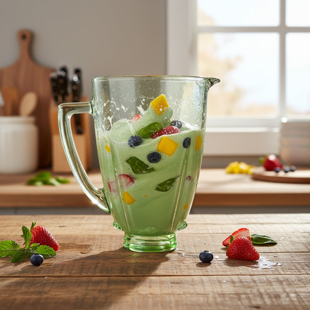 Vaso De Vidrio Para Licuadora Oster Contemporáneo Verde