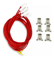 Kit Bujías Con Candados Para Estufa Acros Whirpool 6 Pz