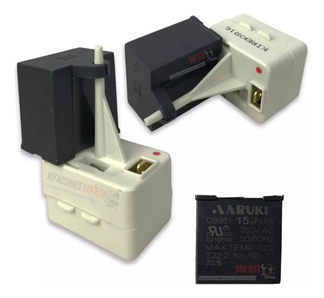 Relay Protector Térmico Para Refrigerador Mabe Iem 15mf