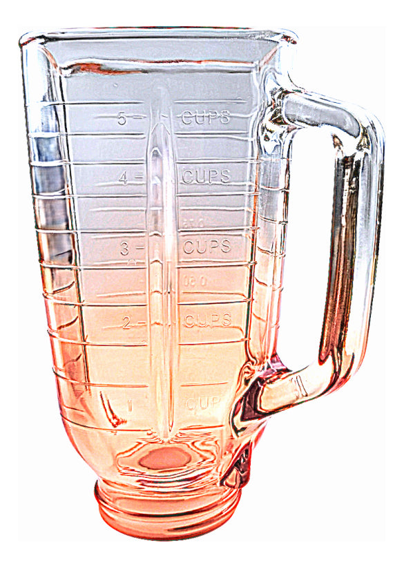 Vaso De Vidrio Para Licuadora Oster Clásica Cuadrado Naranja