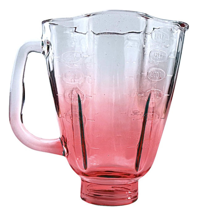 Vaso De Vidrio Para Licuadora Oster Cube Rojo
