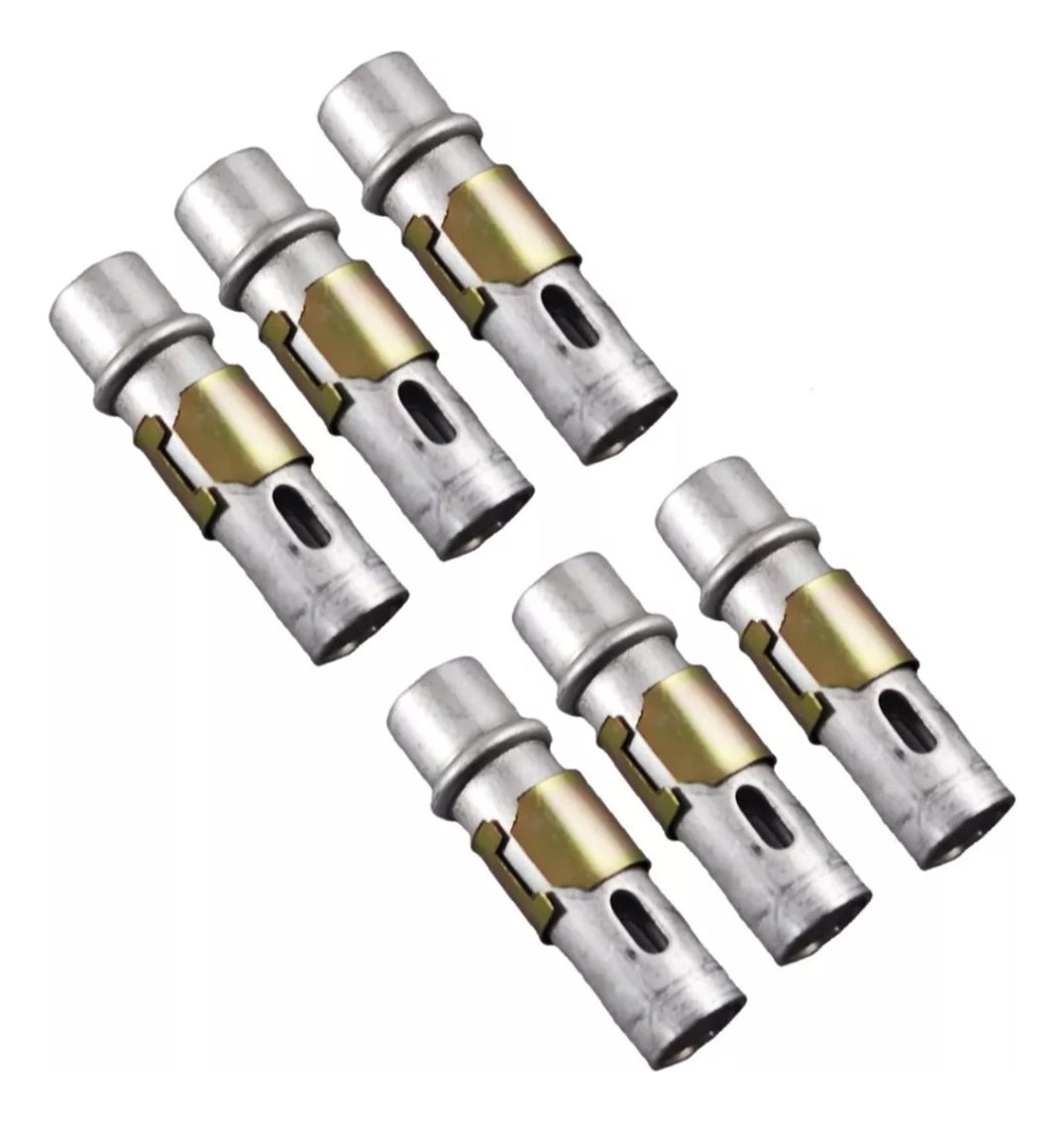 Kit 6 Tubos Regulador Para Quemador Mabe Eclipse