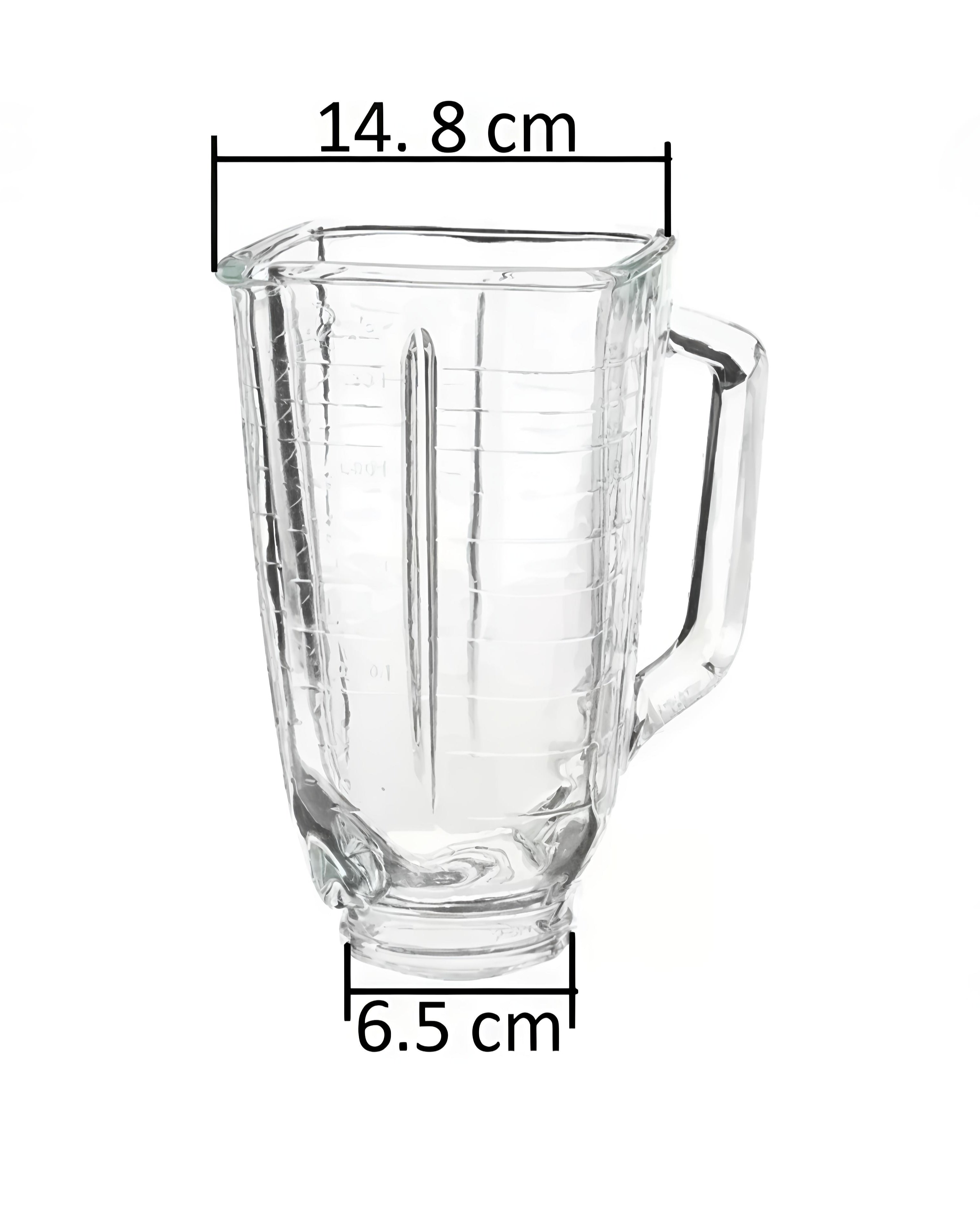 Vaso de vidrio para licuadora Oster Clásico cuadrado