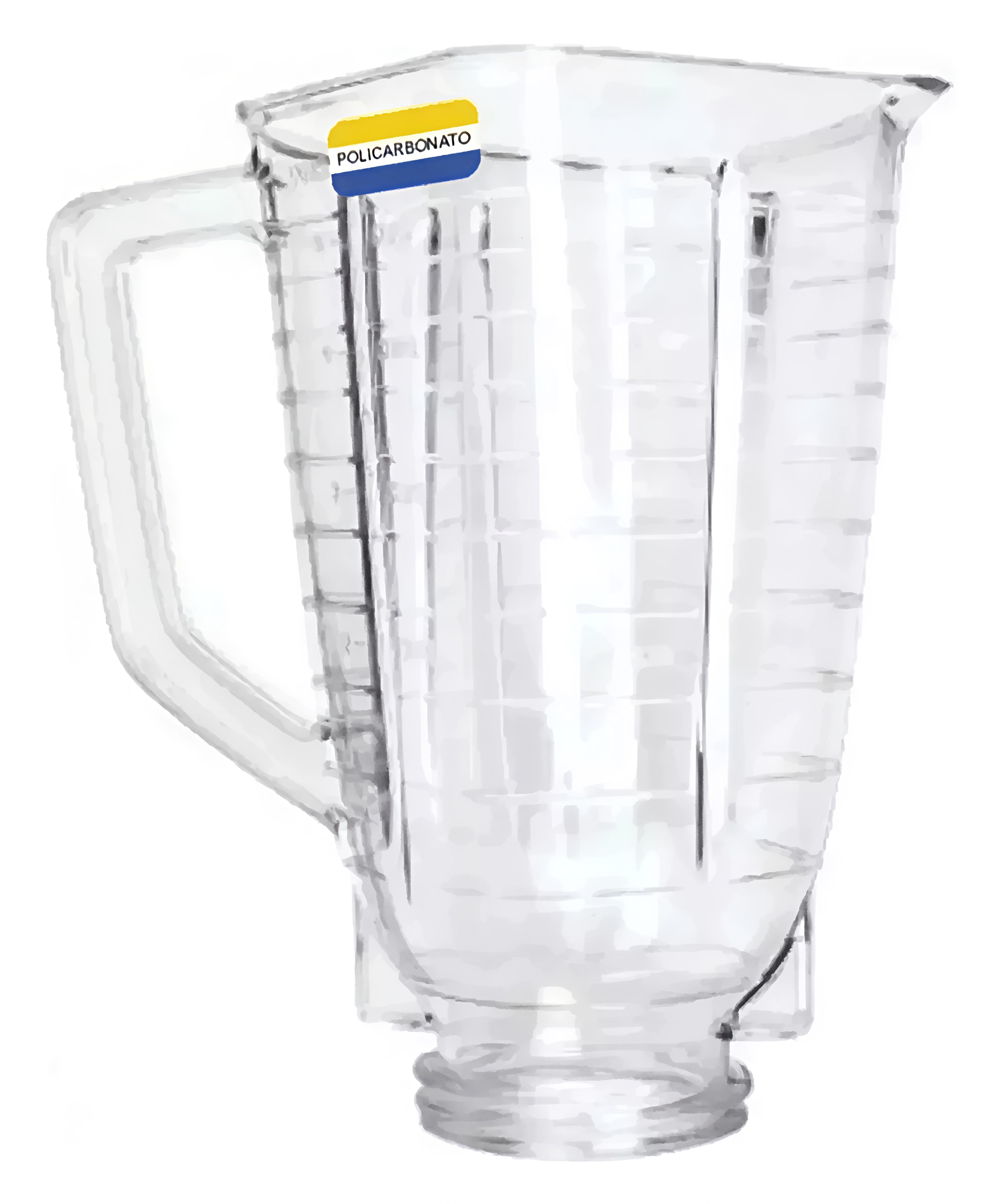 Vaso irrompible para licuadora Oster Clásico cuadrado